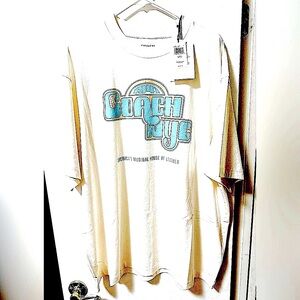 Coach Men's Vintage logo Ivory  T-Shirt “1941 Coach NewYork” xl organic cotton